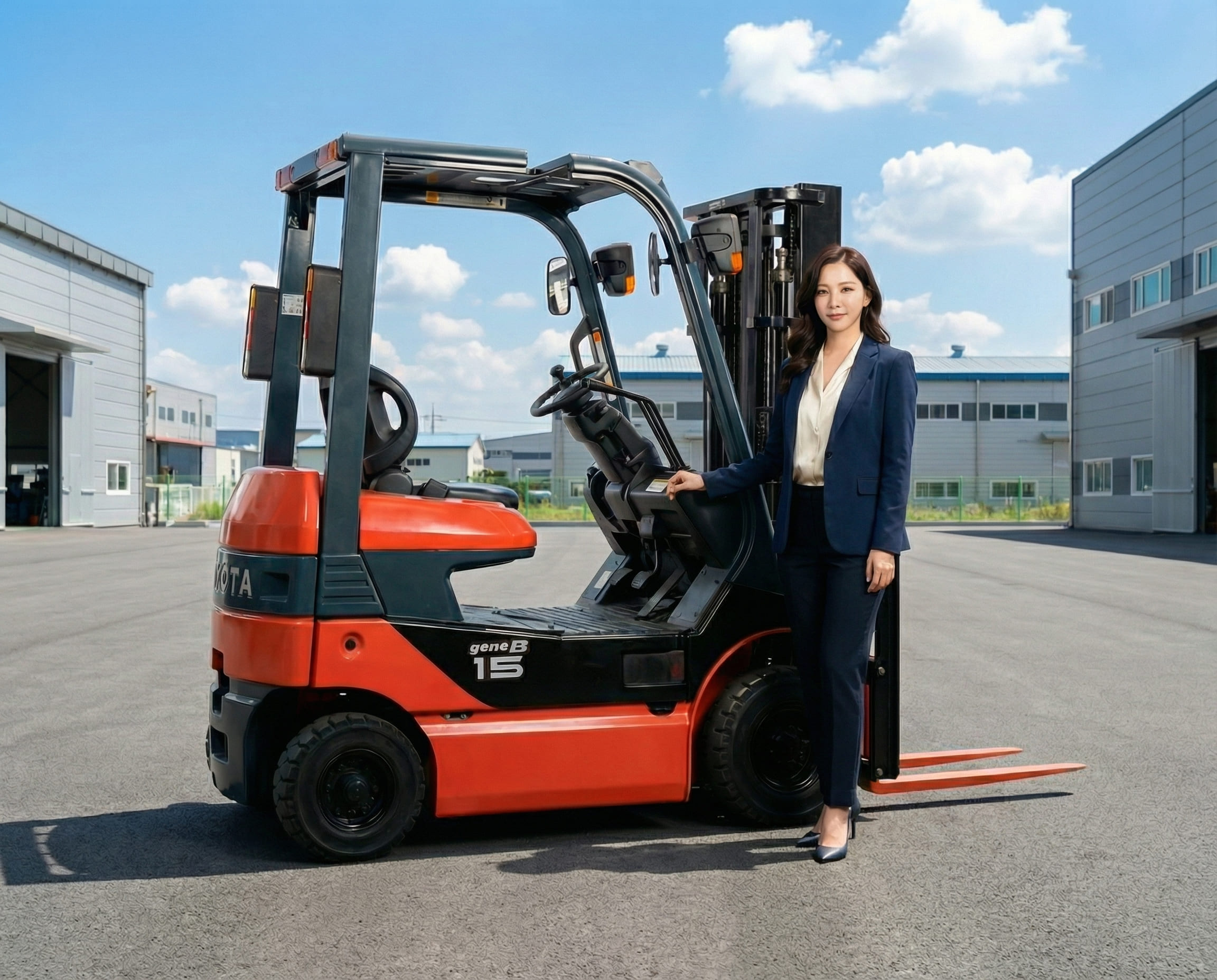 도요타 1.5톤 좌식 카운터 지게차